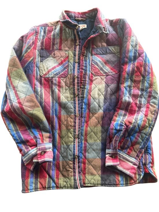 Cat & Jack Other - Cat & Jack Quilted Plaid Shacket Kids L 12/14